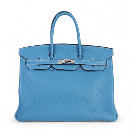 HERMÈS エルメス バーキン35 ブルージーン