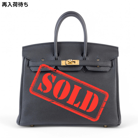 HERMÈS Hermes Birkin 25 Black