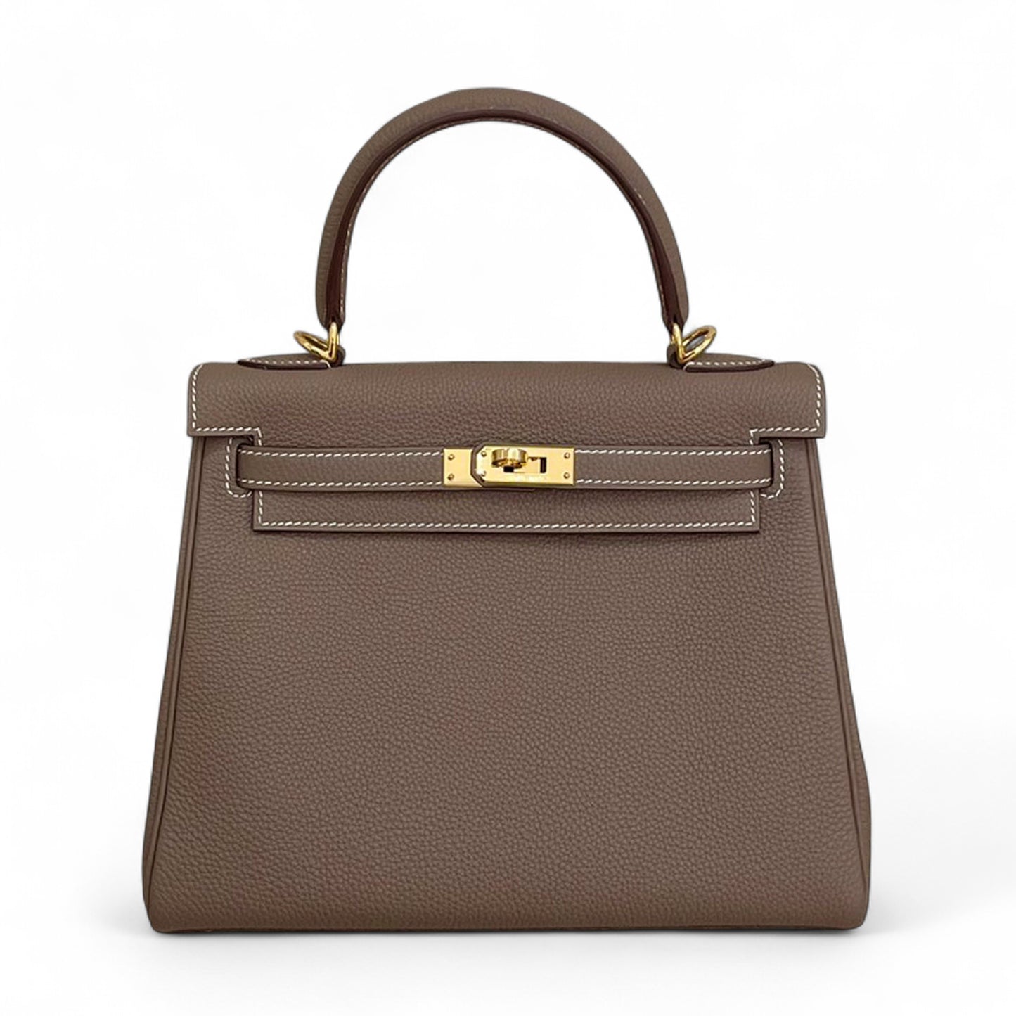 HERMÈS エルメス ケリー25 エトゥープ トゴ