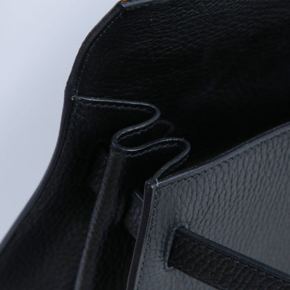 HERMÈS Hermès Kelly 32 Sellier Noir with Gold Hardware