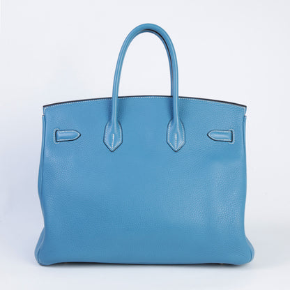 HERMÈS エルメス バーキン35 ブルージーン