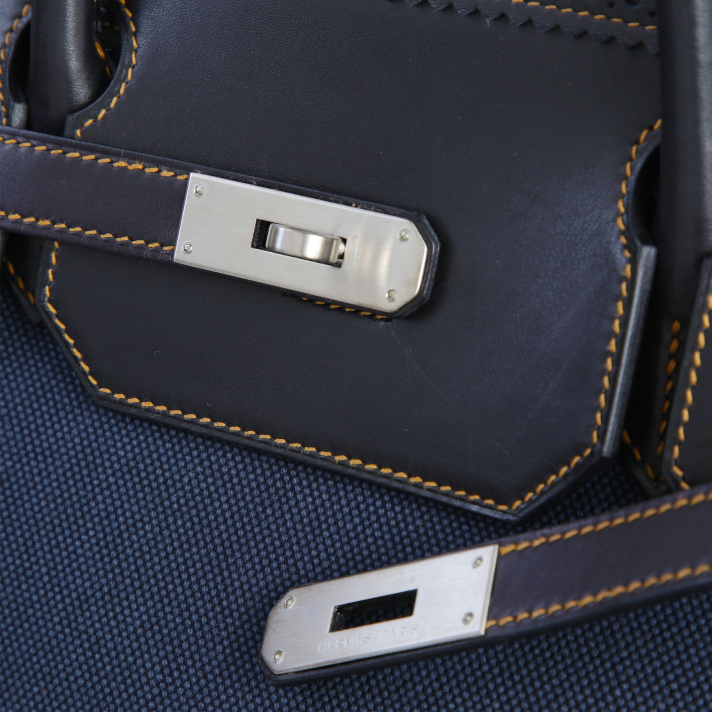 HERMÈS エルメス バーキン40 ギリーズ ネイビー ブラック