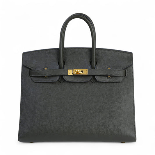 HERMÈS エルメス バーキン25 セリエ ヴェールグリス