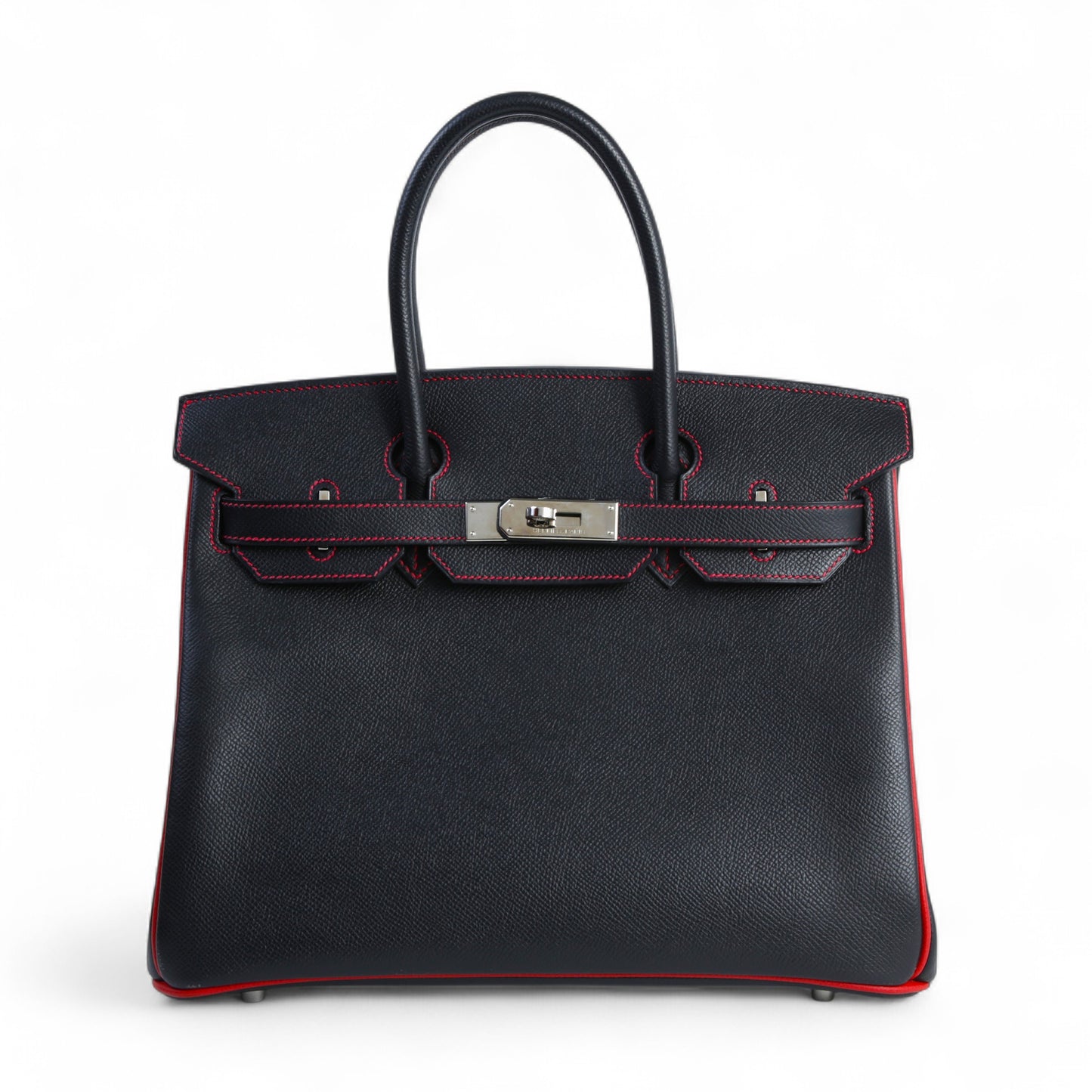 HERMÈS エルメス スペシャルオーダー バーキン30 ブラック レッド