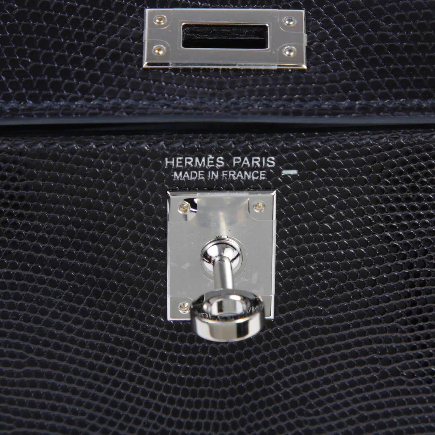 HERMÈS エルメス ミニケリー2 ブラック リザード