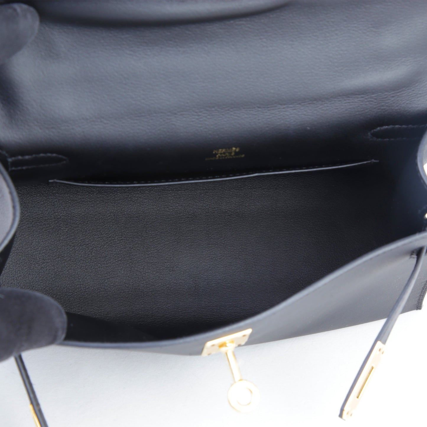 HERMÈS エルメス ポシェットケリー ブラック