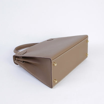 HERMÈS エルメス ケリー28 セリエ エトゥープ