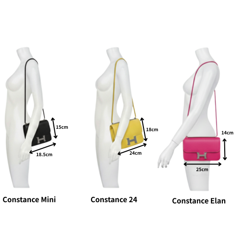 HERMÈS エルメス コンスタンス3 ミニ ブルゴーニュ クロコダイル アリゲーター リセ