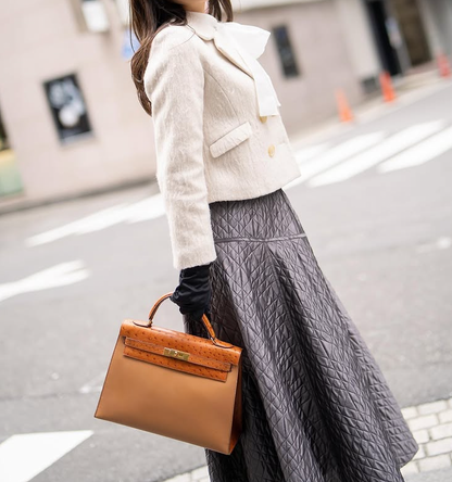 HERMÈS エルメス ケリー 32 ブラウン オーストリッチ