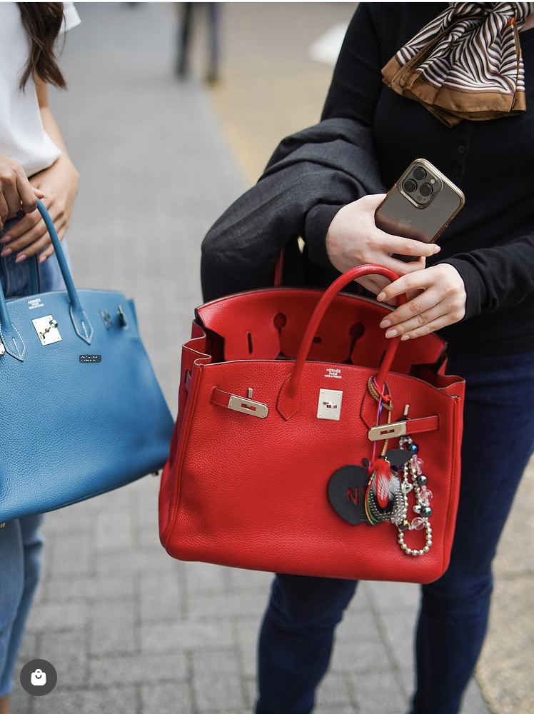 HERMÈS エルメス バーキン35 ルージュカザック