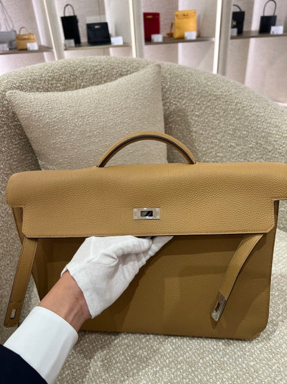 HERMÈS エルメス ケリーデペッシュ36 ビスキュイ