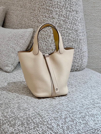 HERMÈS エルメス ピコタンロックPM エクラ ナタ ジョーヌ