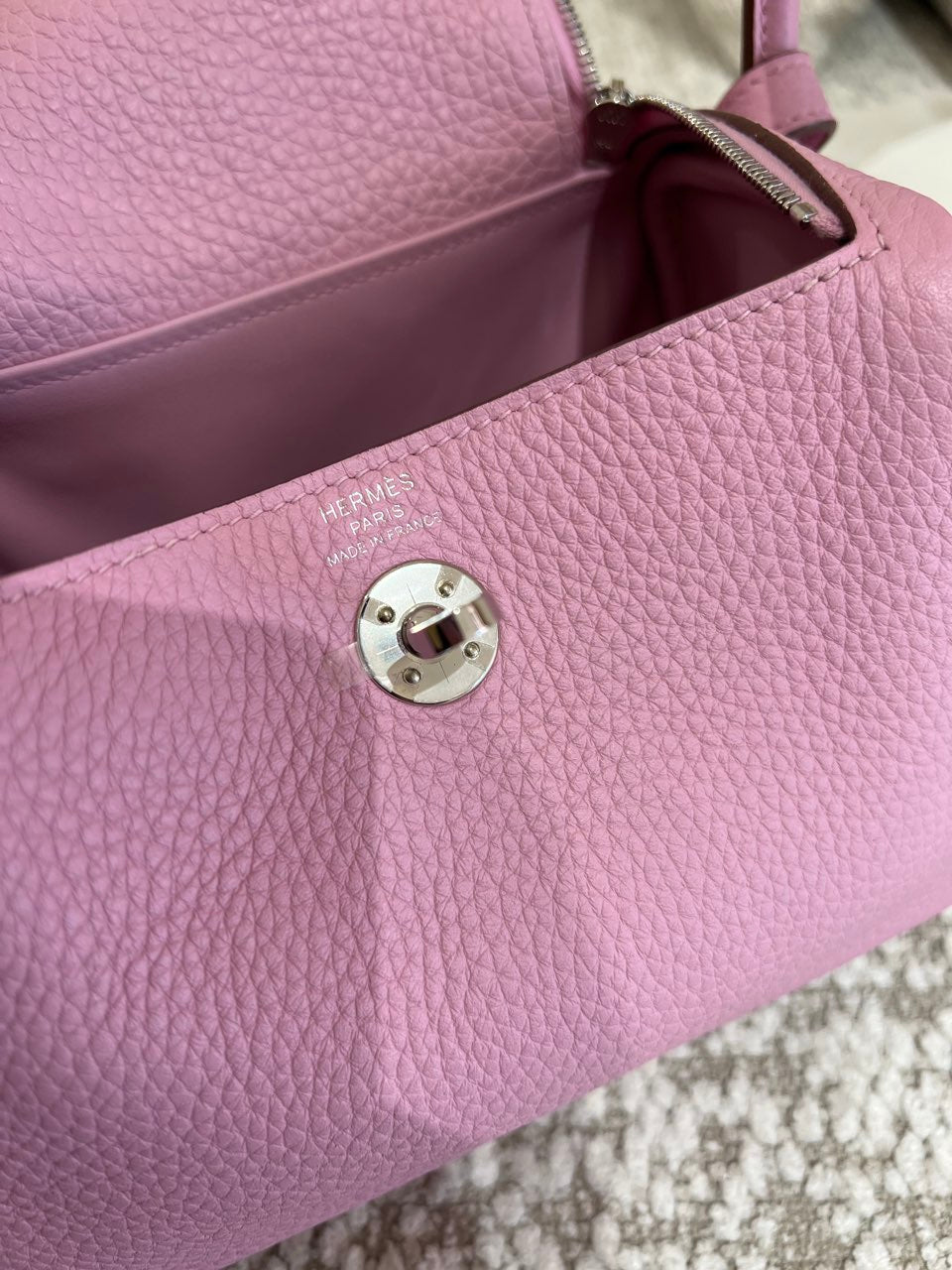 HERMÈS エルメス ミニリンディ モーヴシルベストル