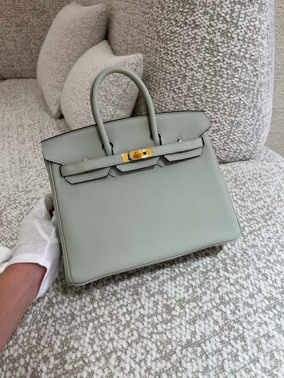 HERMÈS エルメス バーキン25 グリネヴェ