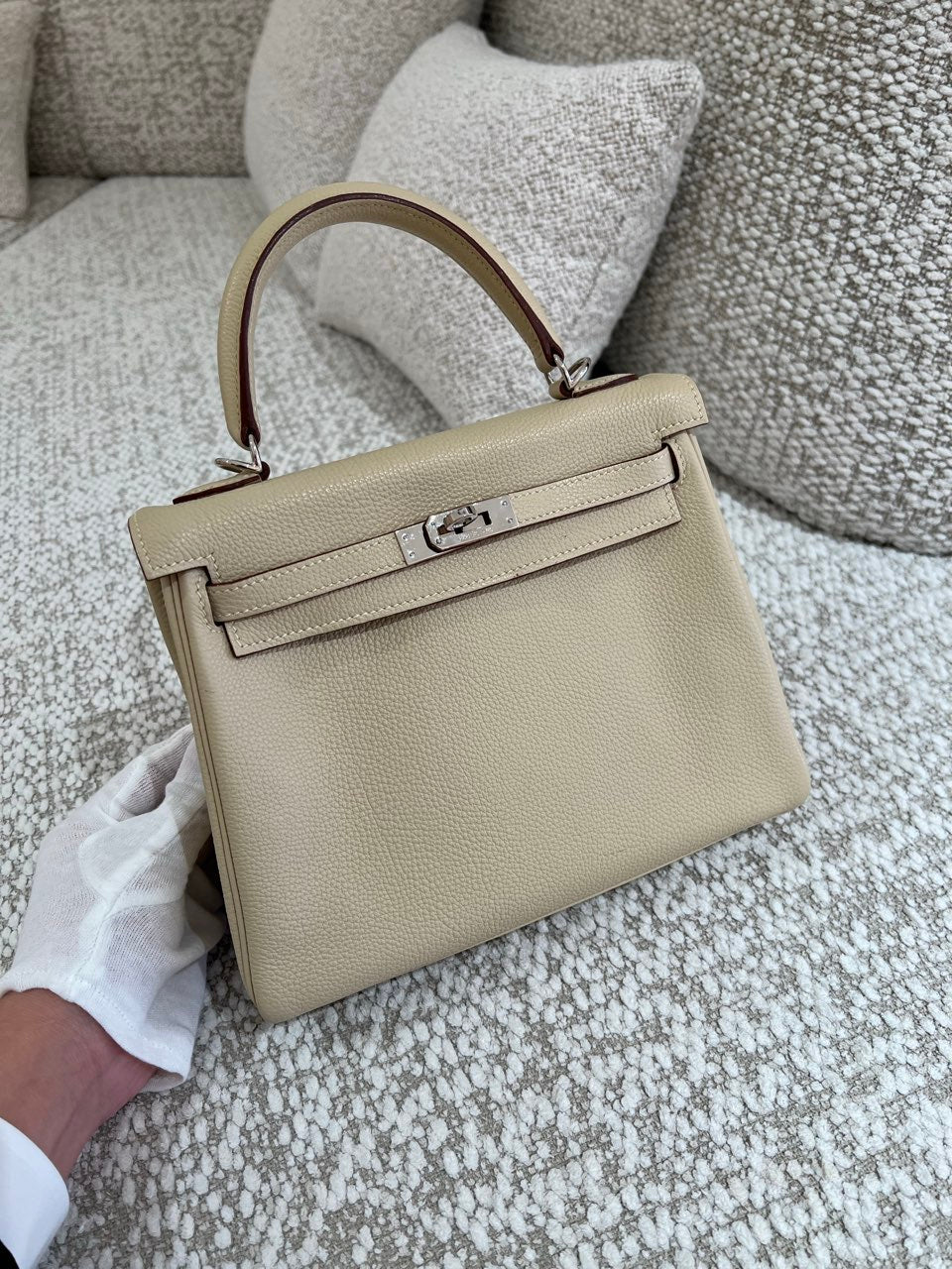 HERMÈS エルメス ケリー25 内縫い パルシュマン
