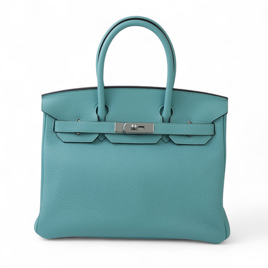 HERMÈS エルメス バーキン30 ブルーアトール