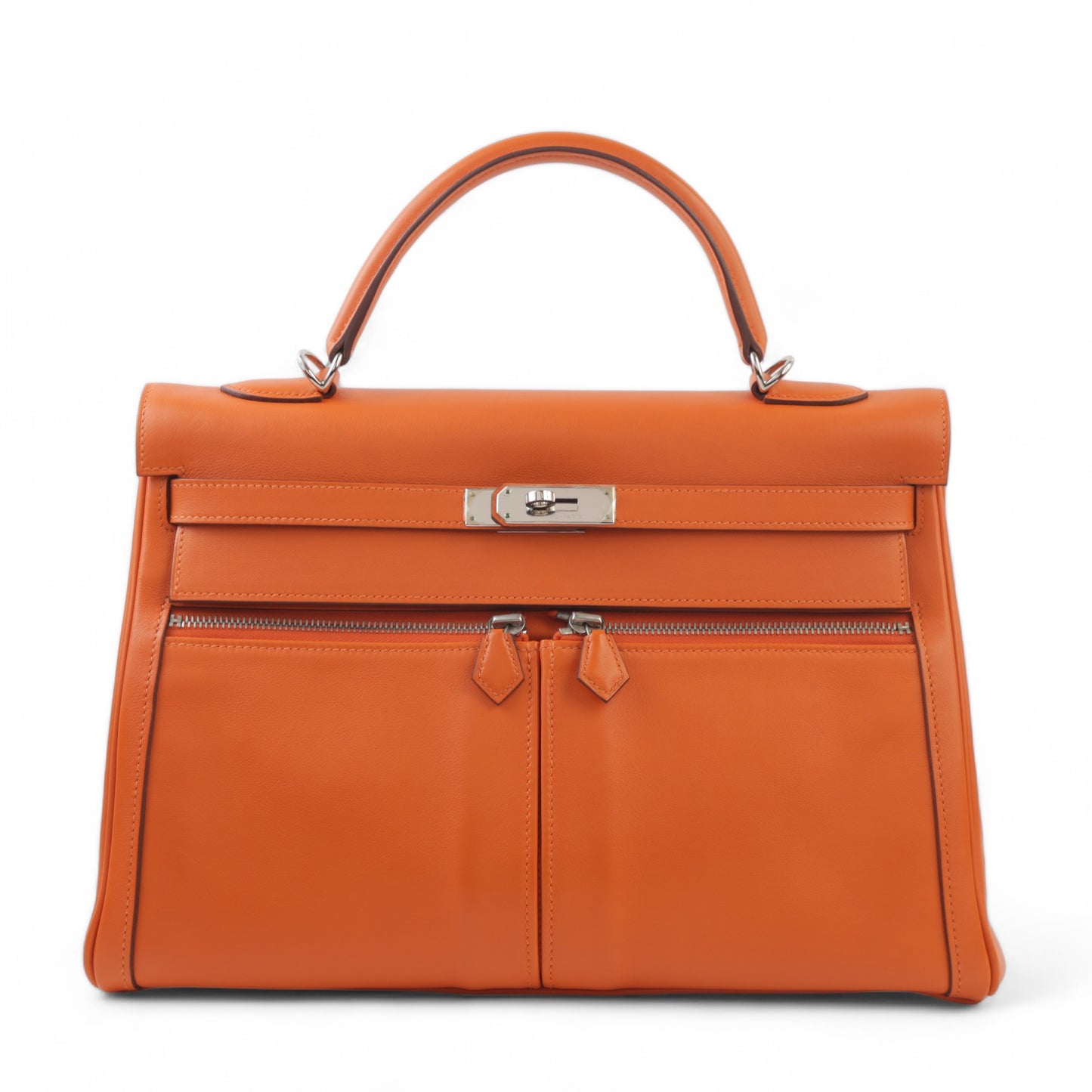 HERMÈS エルメス ケリーラキ35 オレンジ