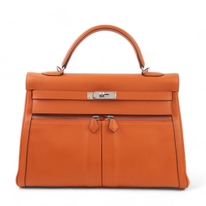 HERMÈS エルメス ケリーラキ35 オレンジ