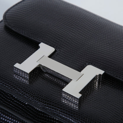 HERMÈS エルメス コンスタンス3 ミニ ブラック リザード