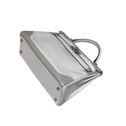 HERMÈS エルメス ケリーギリーズ32 グリパール ホワイト