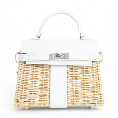 HERMÈS エルメス ケリーピクニック ミニ ニューホワイト