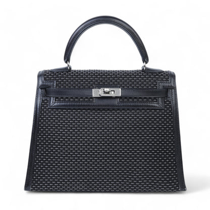 HERMÈS エルメス ケリー25 セリエ ブラック