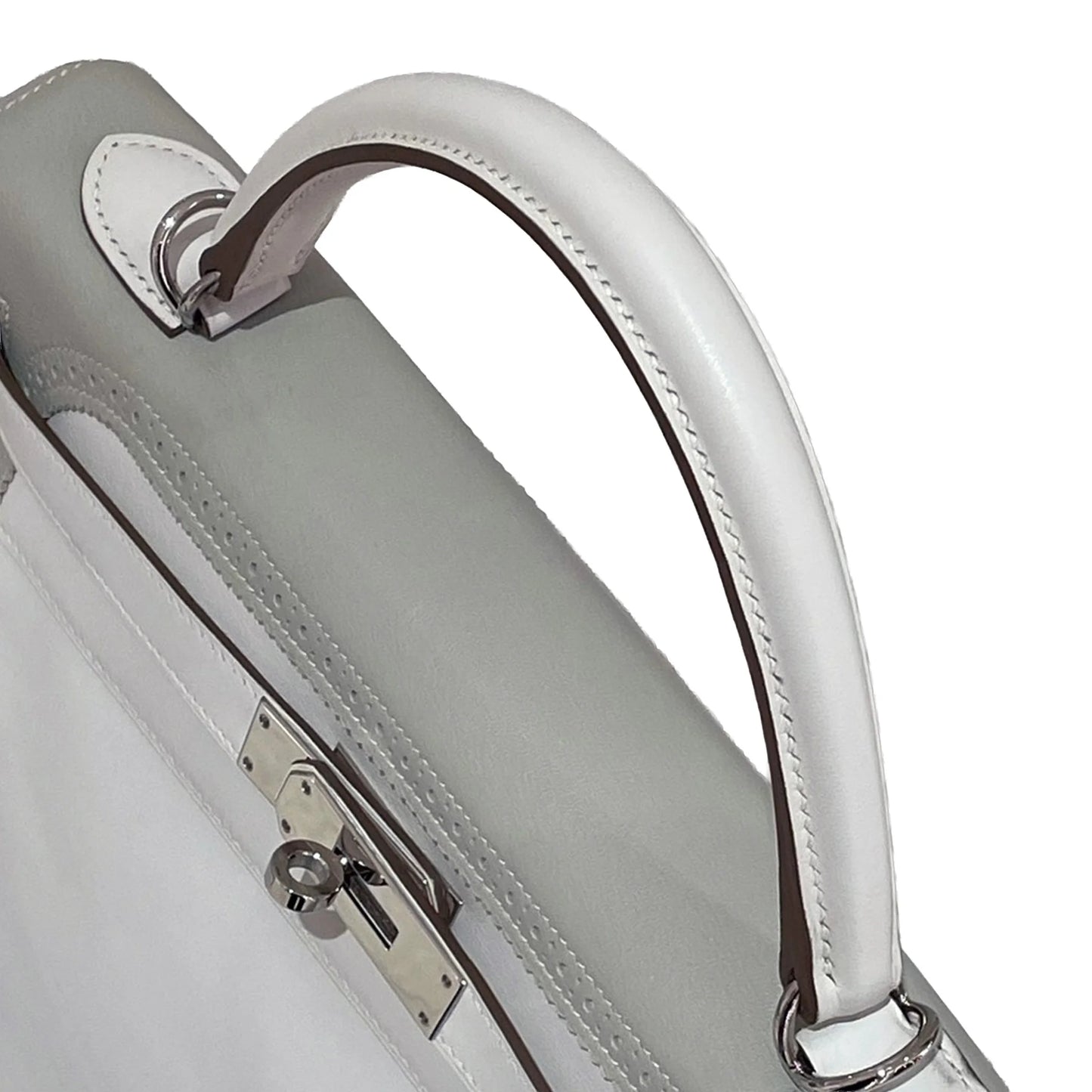 HERMÈS エルメス ケリーギリーズ32 グリパール ホワイト