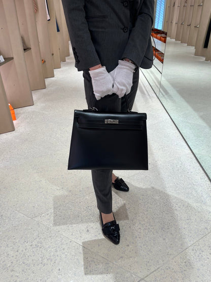 HERMÈS エルメス ケリー35 セリエ ブラック