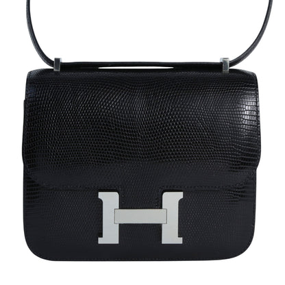 HERMÈS エルメス コンスタンス3 ミニ ブラック リザード