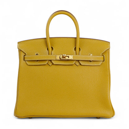 HERMÈS Hermes Birkin 25 Curry