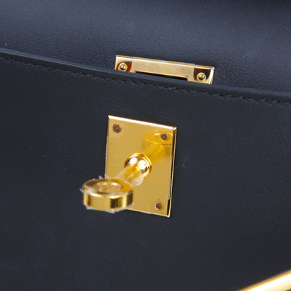 HERMÈS エルメス ポシェットケリー ブラック