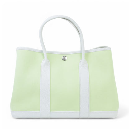 HERMÈS エルメス ガーデンパーティー TPM ジョーヌ ブルジョン ホワイト
