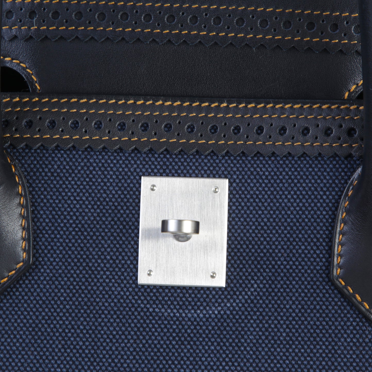 HERMÈS エルメス バーキン40 ギリーズ ネイビー ブラック