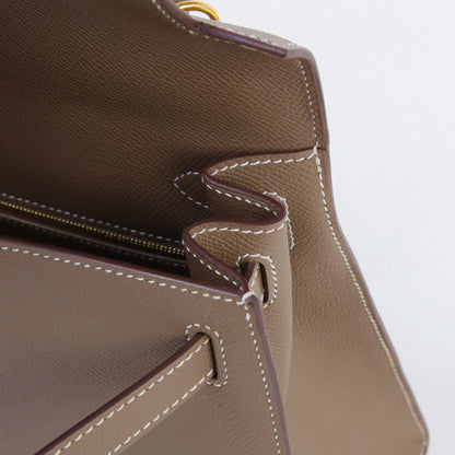 HERMÈS エルメス ケリー28 セリエ エトゥープ