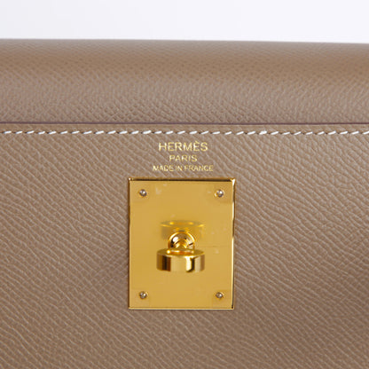 HERMÈS エルメス ケリー28 セリエ エトゥープ