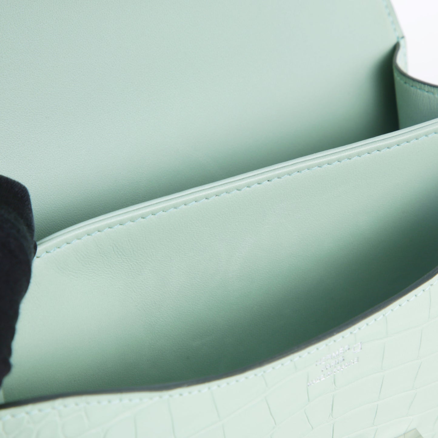 HERMÈS エルメス コンスタンス3 ミニ ヴェール・デュー クロコダイル アリゲーター マット