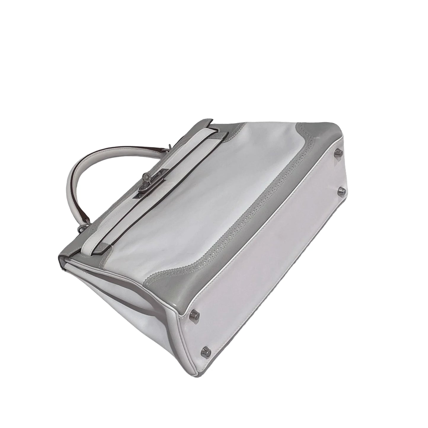 HERMÈS エルメス ケリーギリーズ32 グリパール ホワイト