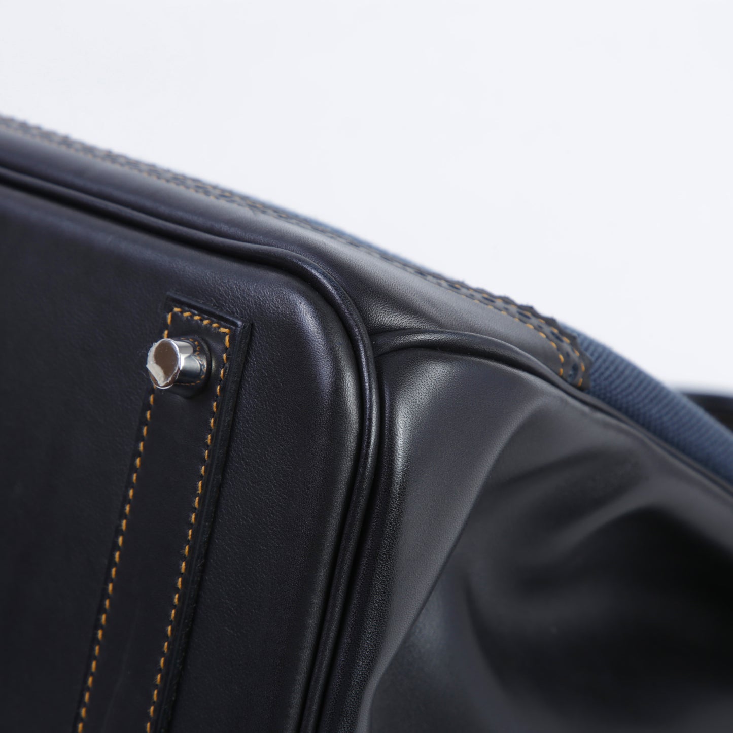 HERMÈS エルメス バーキン40 ギリーズ ネイビー ブラック