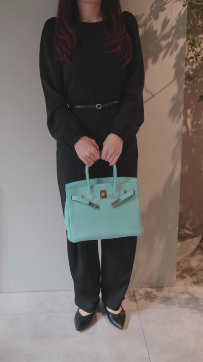 [en] HERMÈS エルメス バーキン30 ブルーアトール